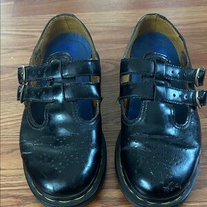 Women’s Black Leather Mary Jane’s